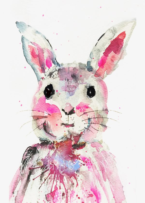 Watercolor Bunny
